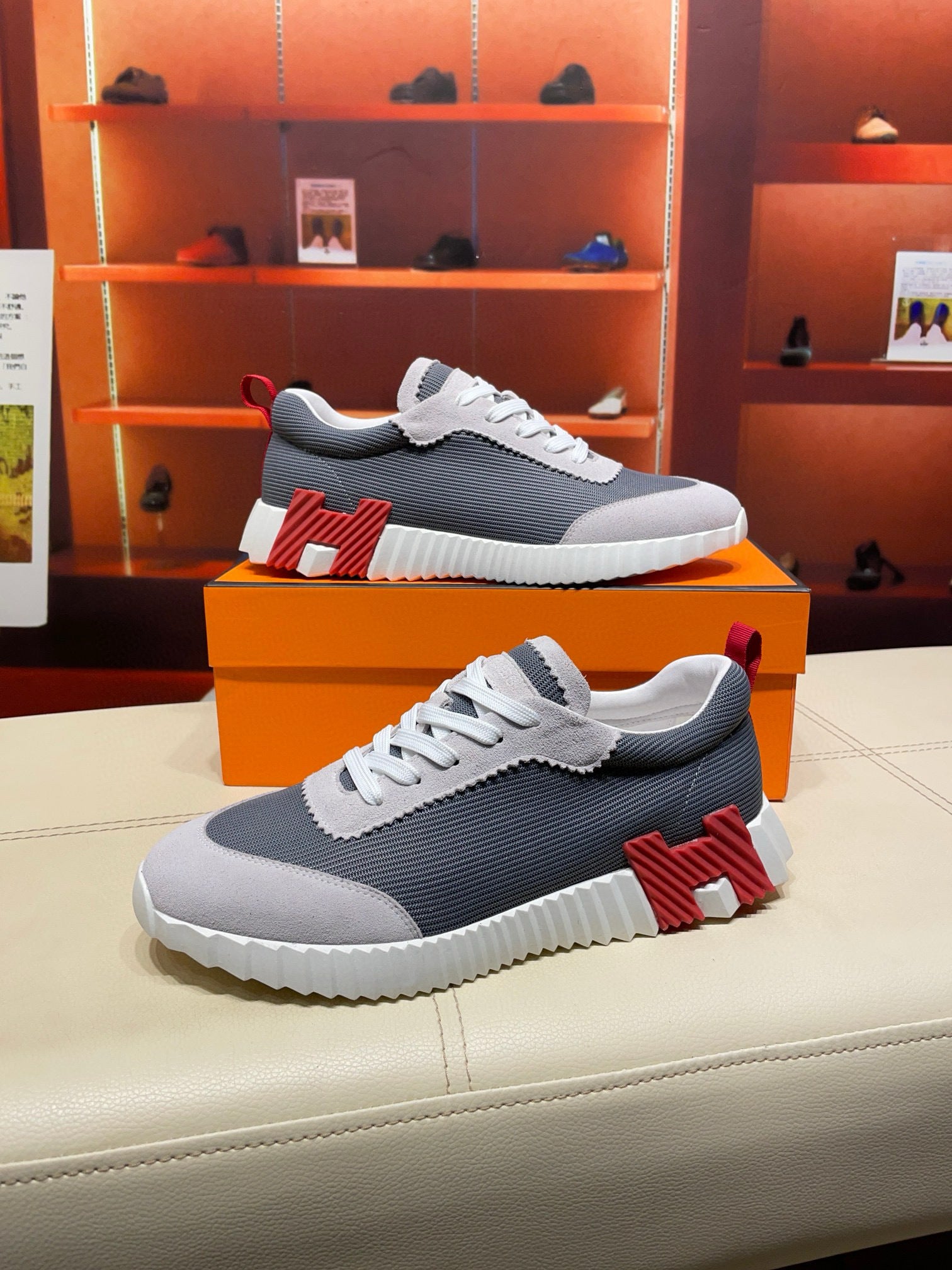Luxury Chunky Sole Sneakers – Premium Leather Low Top Sneakers Multiple Colors Available